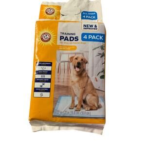 Arm & Hammer Dogs Puppy Training Pads with Baking Soda 4 Pads NEW